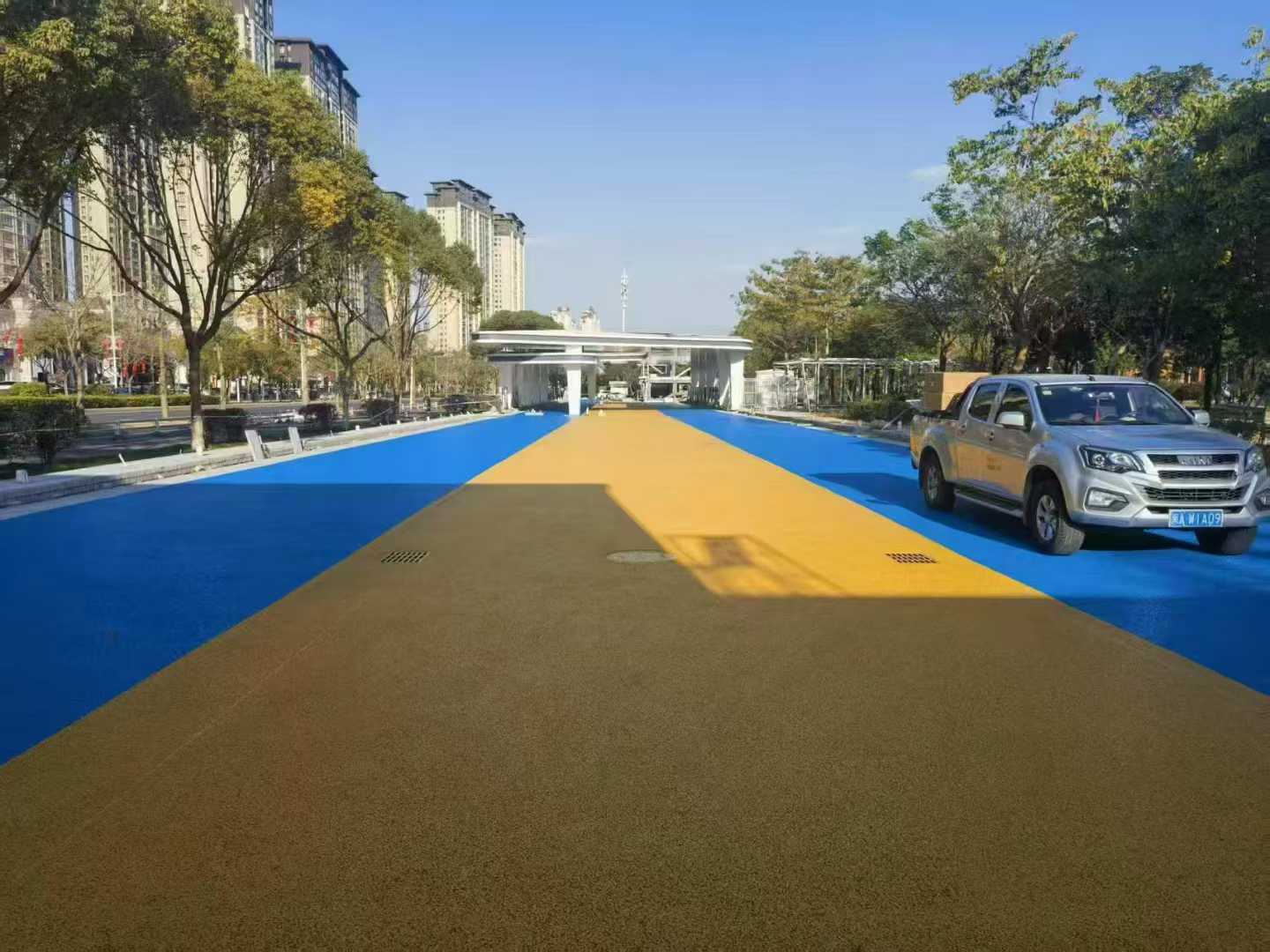 碧道新材料雙丙聚氨酯密封處理劑噴涂案例效果